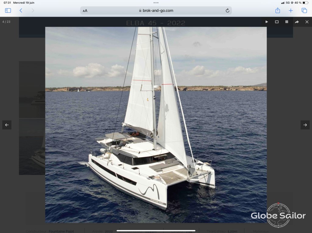 Catamarán Elba 45