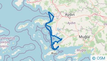 7 Day return sailing itinerary from Bodrum 